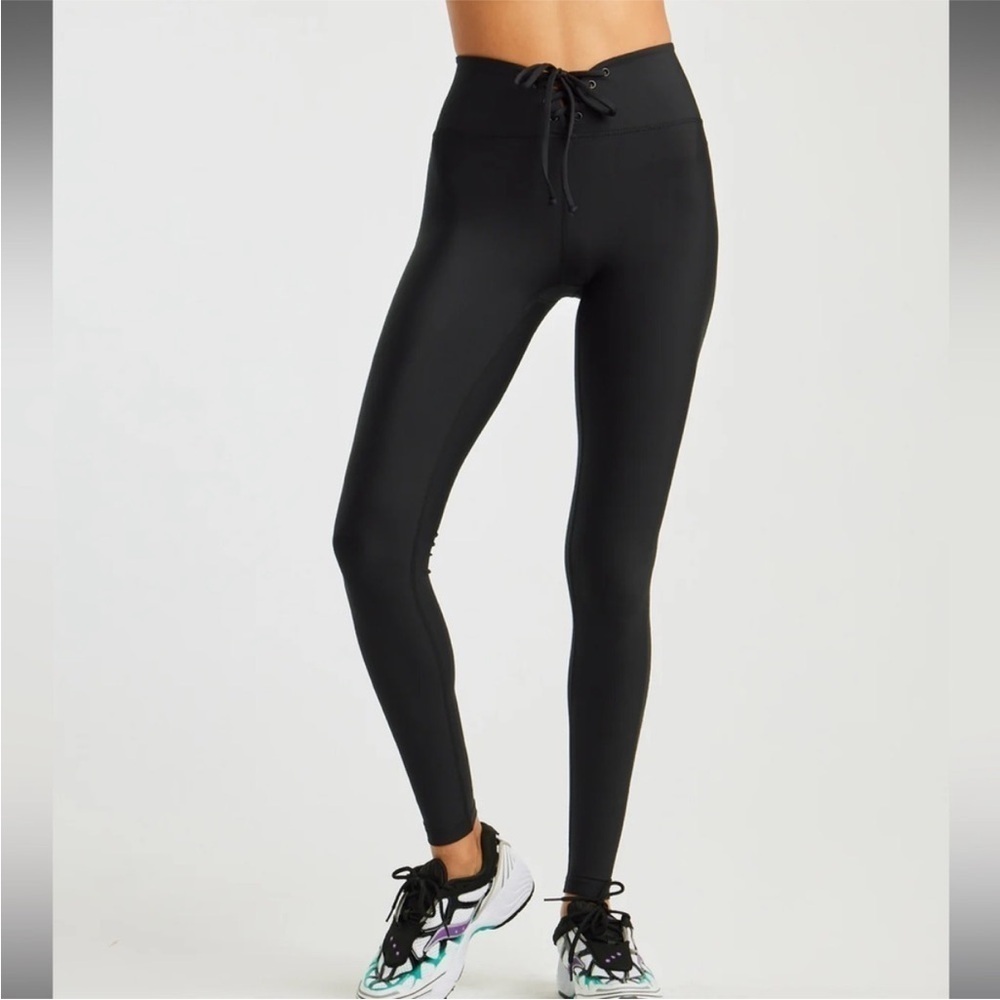 Year of Ours Year Black Ribbed Legging Size Large